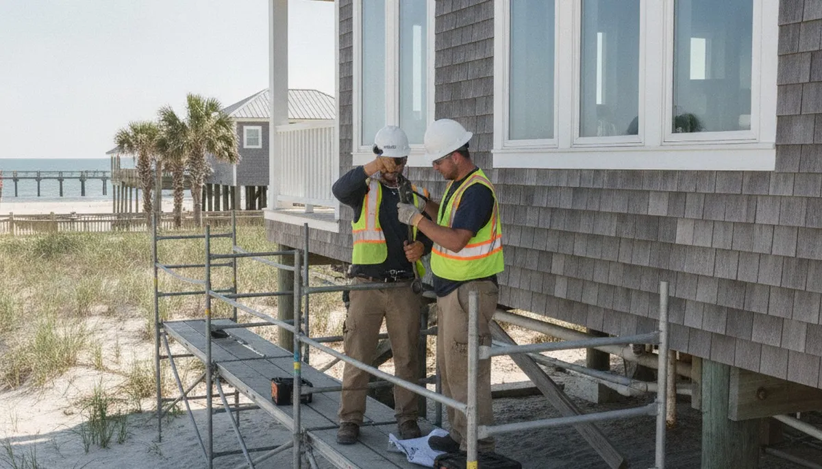 Plumber repairing a pipe in Wilmington, NC for reliable plumbing repair services