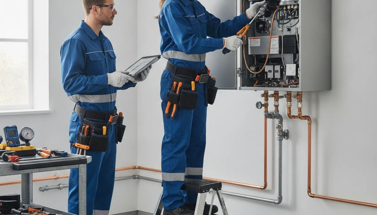 Tankless water heater installation service for Wilmington, NC homes by On Call Plumbers